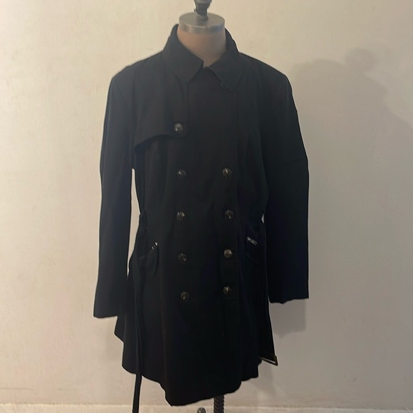 Asos military style, tie waist, black jacket - Picture 6 of 8